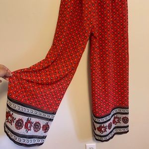 Patterned Palazzo Pants